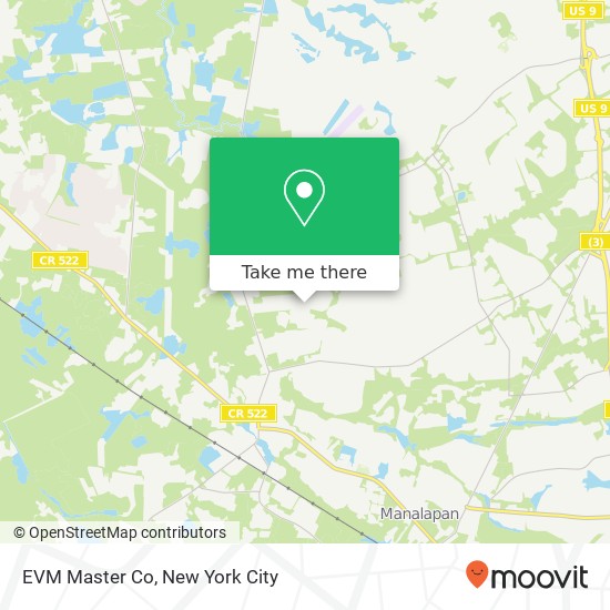 EVM Master Co map
