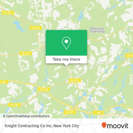 Knight Contracting Co Inc map