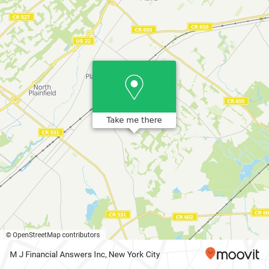 M J Financial Answers Inc map