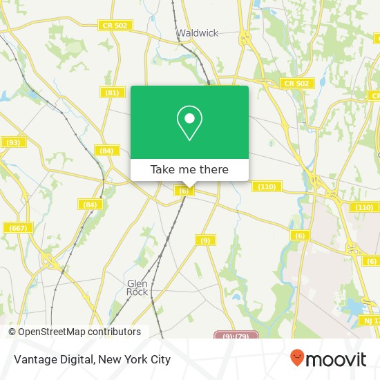 Vantage Digital map