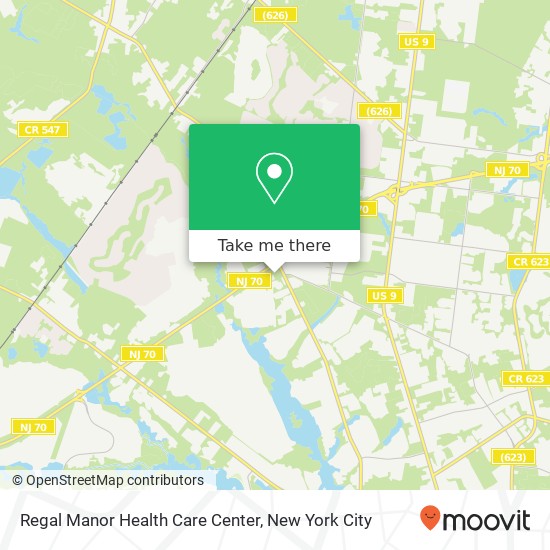 Regal Manor Health Care Center map