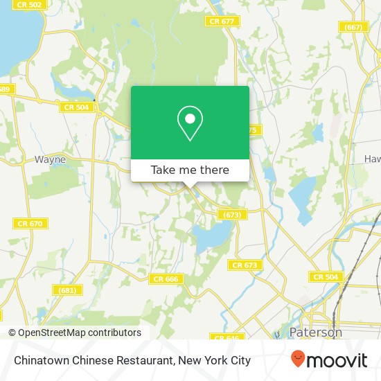 Chinatown Chinese Restaurant map