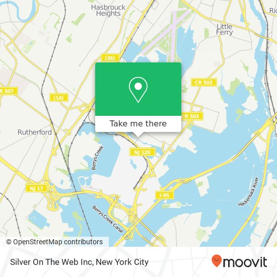 Silver On The Web Inc map