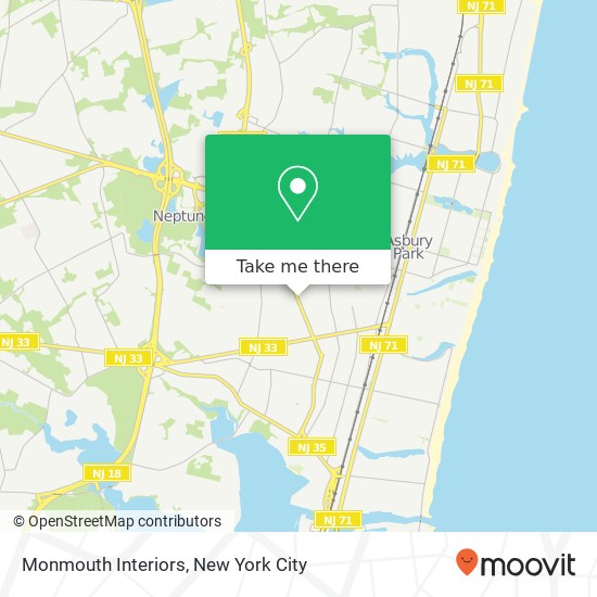 Monmouth Interiors map