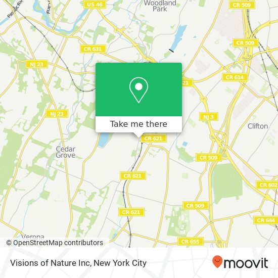 Mapa de Visions of Nature Inc