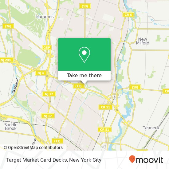 Target Market Card Decks map