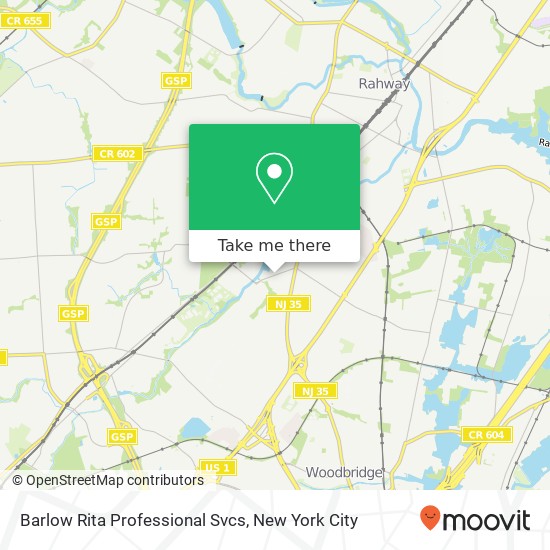 Mapa de Barlow Rita Professional Svcs