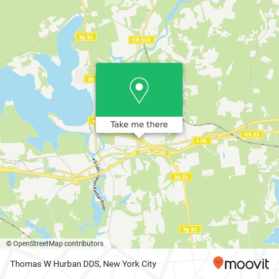 Thomas W Hurban DDS map