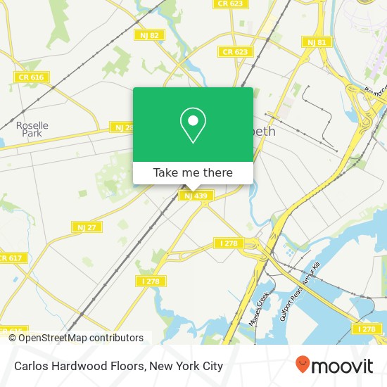 Carlos Hardwood Floors map