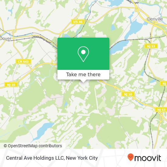 Mapa de Central Ave Holdings LLC