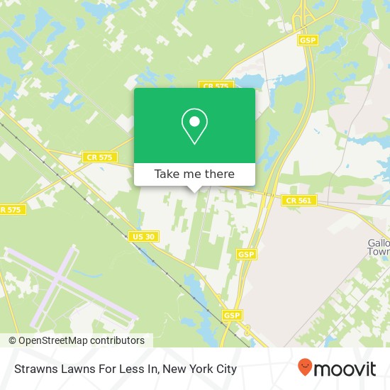 Strawns Lawns For Less In map