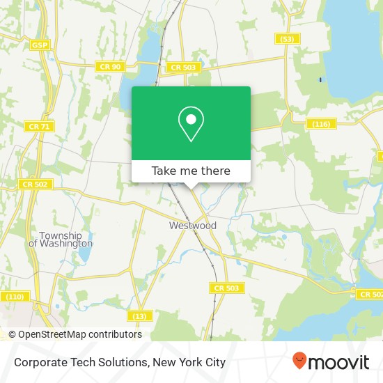 Corporate Tech Solutions map