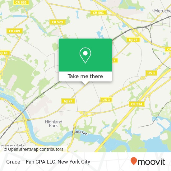 Grace T Fan CPA LLC map