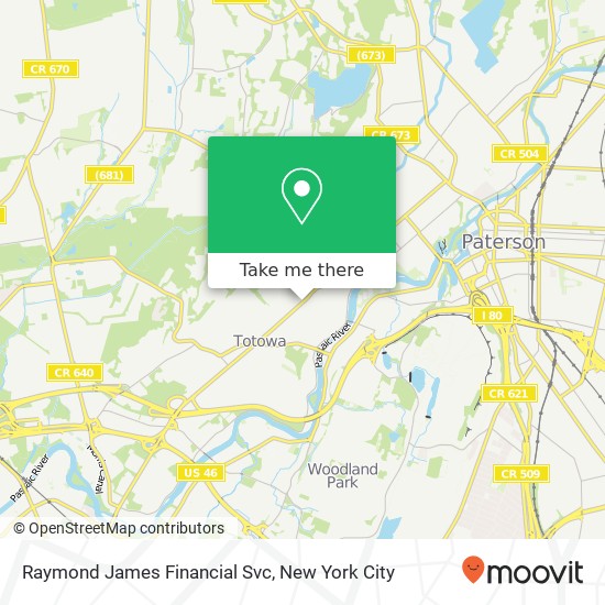 Mapa de Raymond James Financial Svc