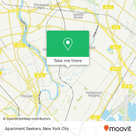 Apartment Seekers map