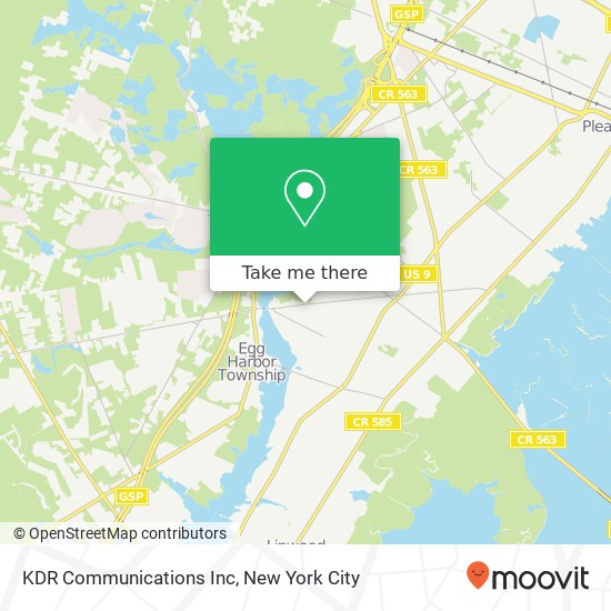 KDR Communications Inc map