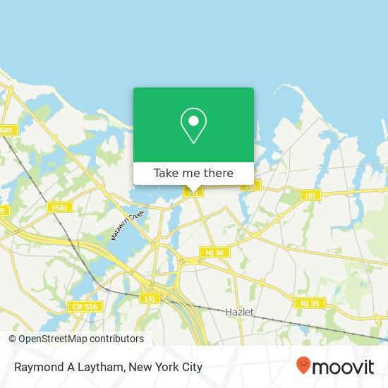 Raymond A Laytham map