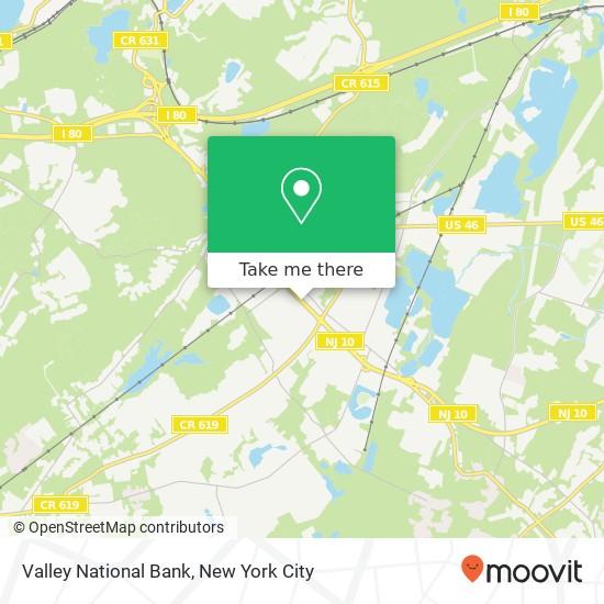 Valley National Bank map