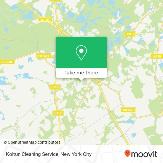 Mapa de Koltun Cleaning Service