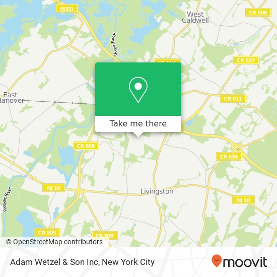 Mapa de Adam Wetzel & Son Inc