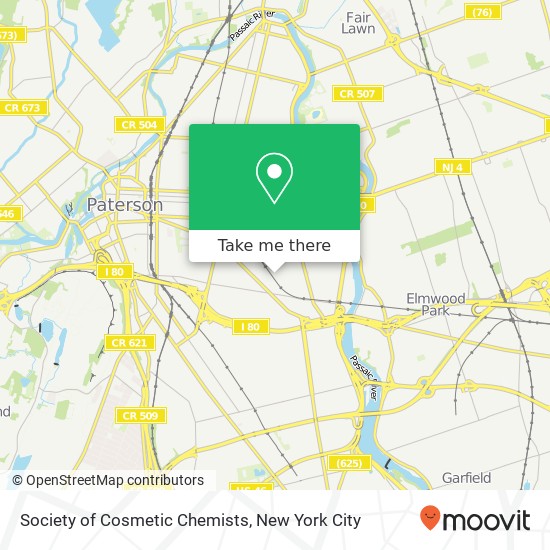 Society of Cosmetic Chemists map