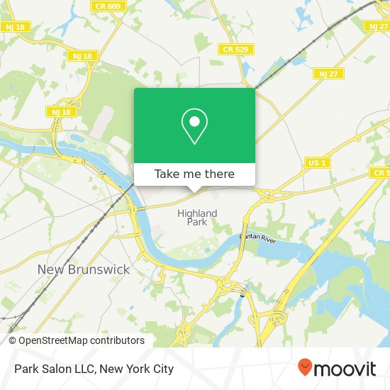 Park Salon LLC map