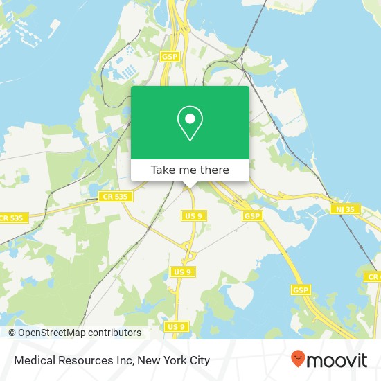 Mapa de Medical Resources Inc