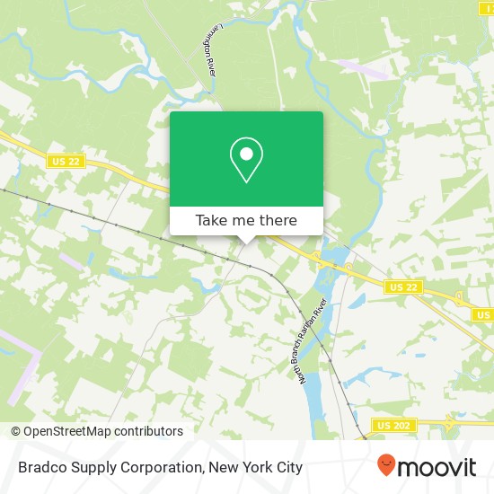 Mapa de Bradco Supply Corporation