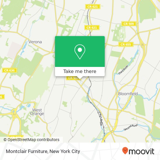 Mapa de Montclair Furniture