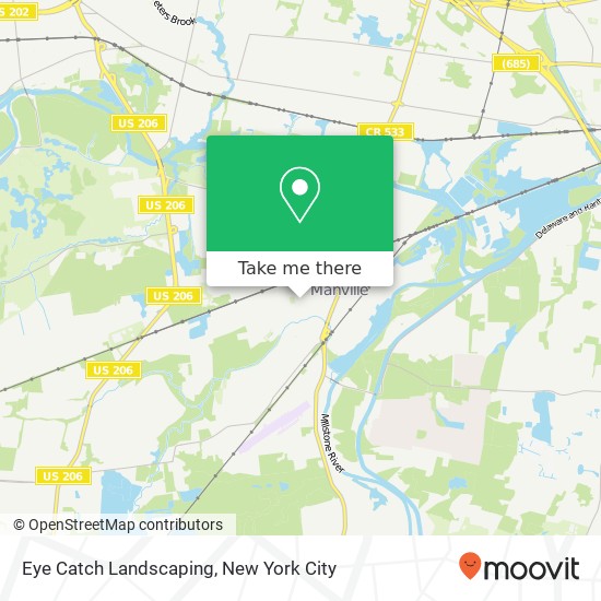 Eye Catch Landscaping map