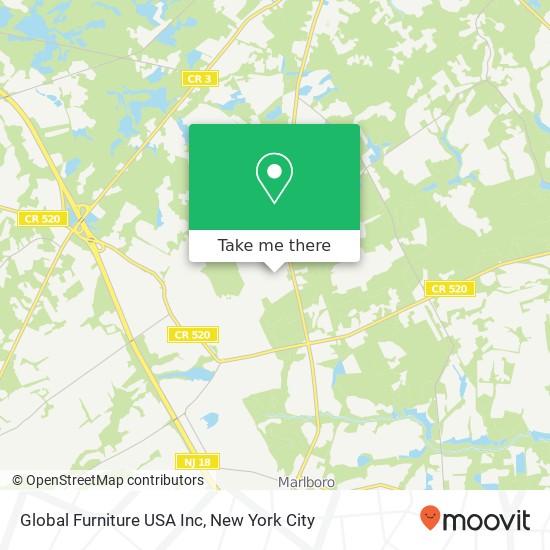 Global Furniture USA Inc map