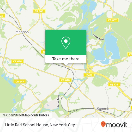 Little Red School House map