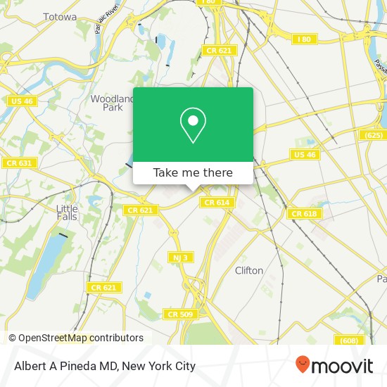 Albert A Pineda MD map