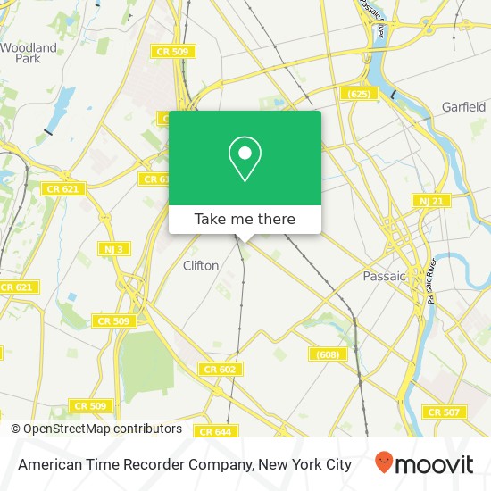 Mapa de American Time Recorder Company