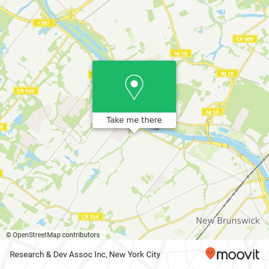 Research & Dev Assoc Inc map