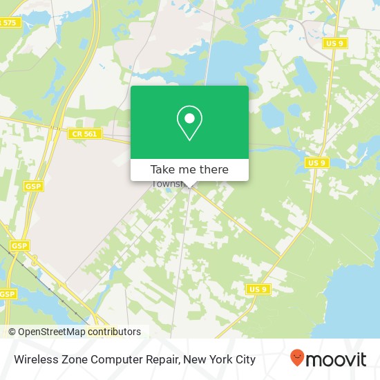 Mapa de Wireless Zone Computer Repair