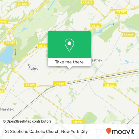 St Stephen's Catholic Church map