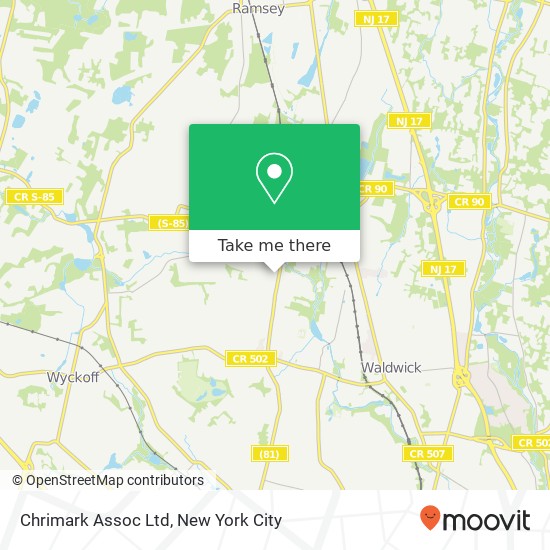 Chrimark Assoc Ltd map