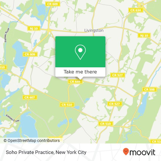 Mapa de Soho Private Practice