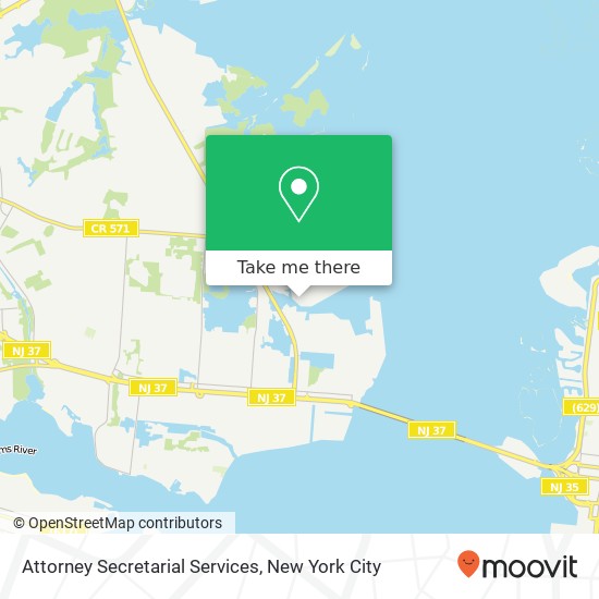 Attorney Secretarial Services map