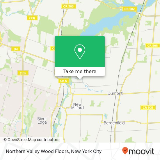 Northern Valley Wood Floors map