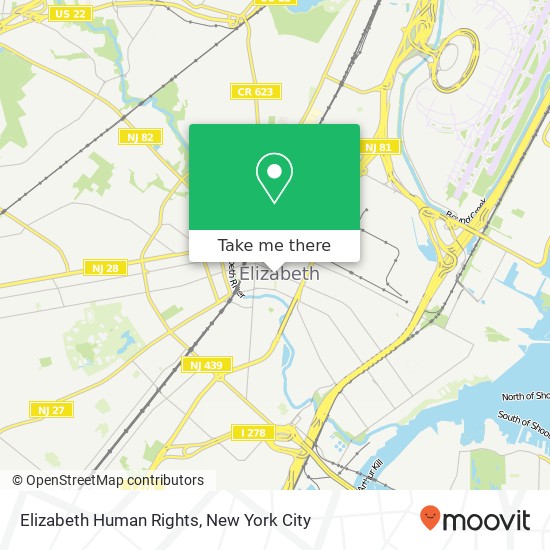 Elizabeth Human Rights map