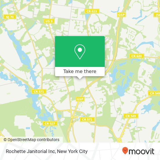 Rochette Janitorial Inc map