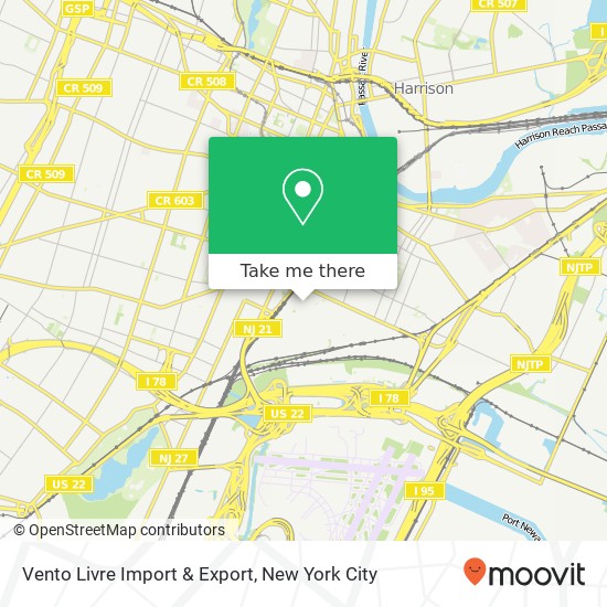 Vento Livre Import & Export map