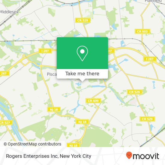 Mapa de Rogers Enterprises Inc