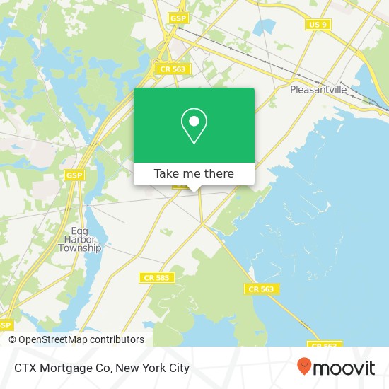 CTX Mortgage Co map