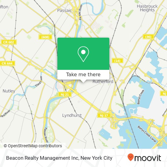 Beacon Realty Management Inc map