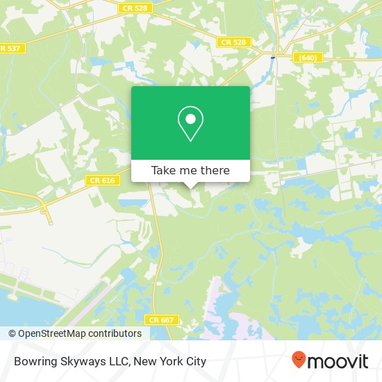 Mapa de Bowring Skyways LLC