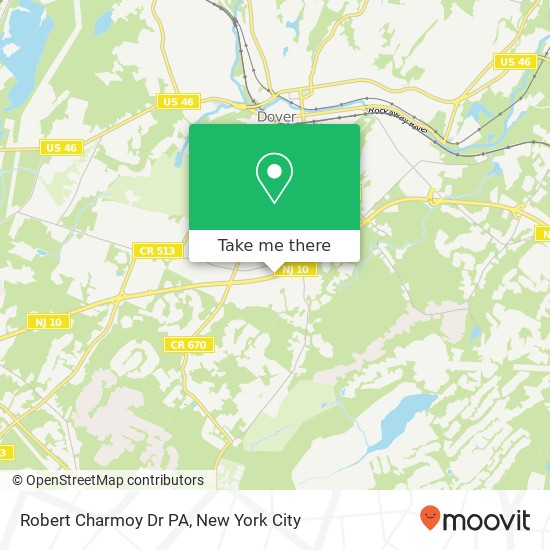 Robert Charmoy Dr PA map