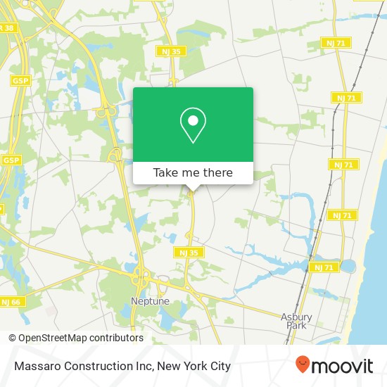 Massaro Construction Inc map